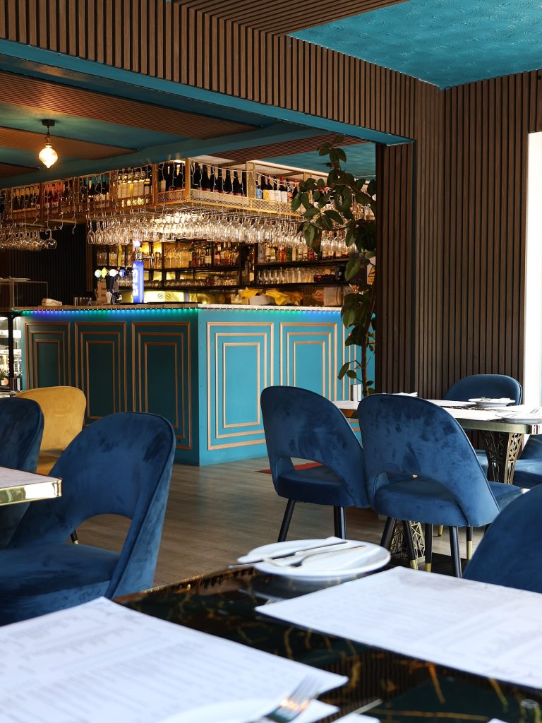 Inside Antepli Turkish restaurant