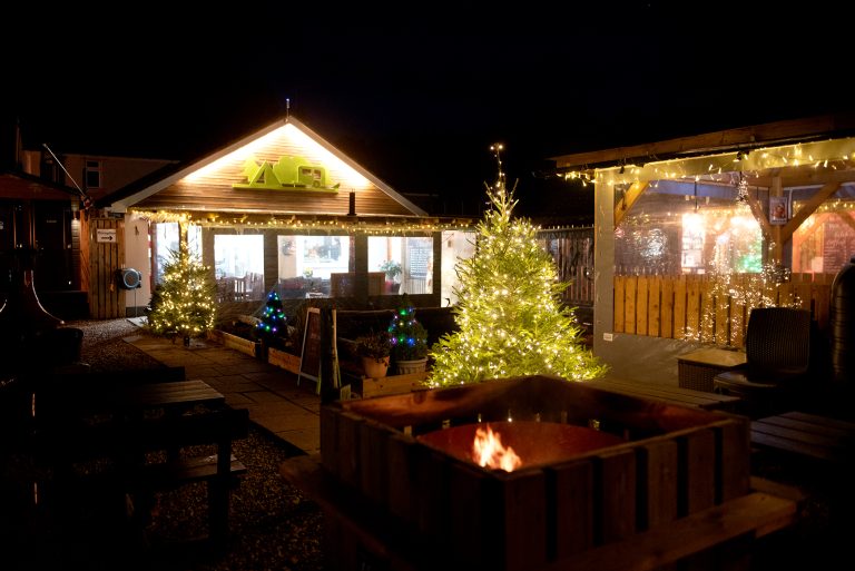 Back of Beyond Touring Park at Christmas