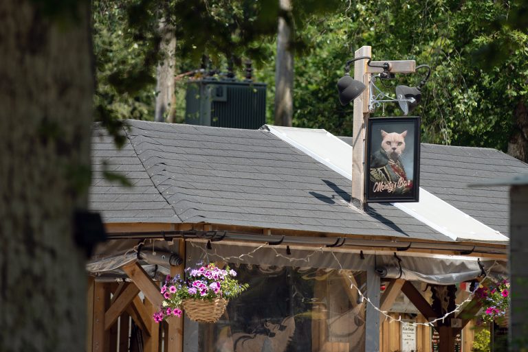 Monty's Bar signage