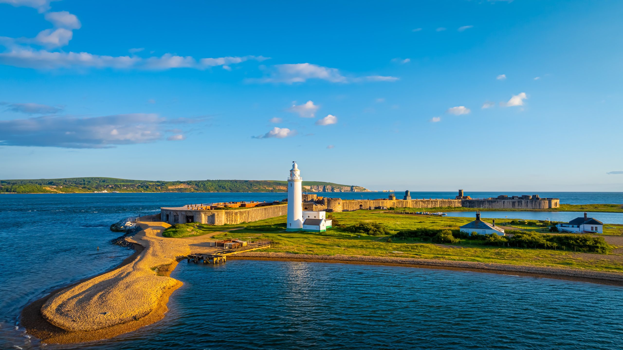 Hurst Castle and Hurst Point Lighthouse