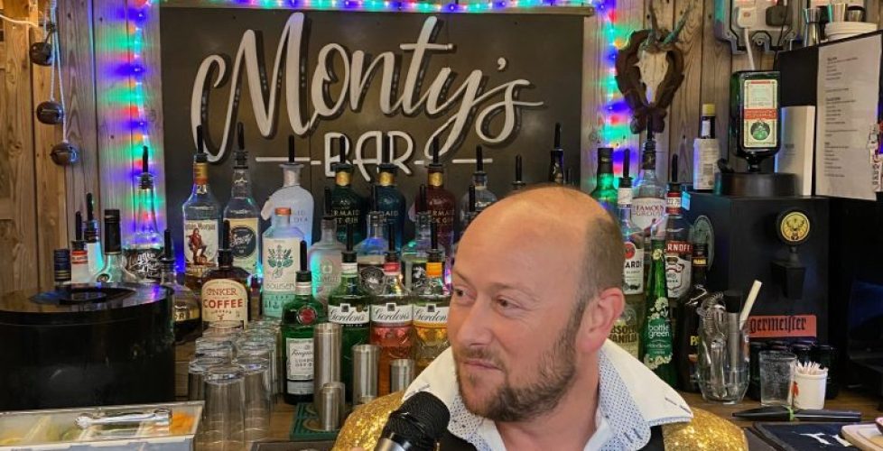 Peter Burns at Monty's Bar