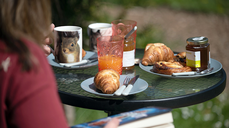 Breakfast pastries at Back of Beyond