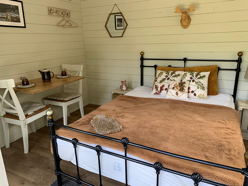 Inside Squirrel lodge