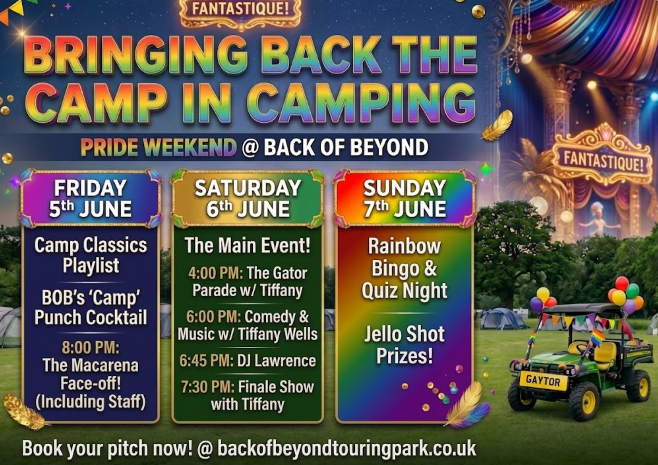 Pride weekend poster