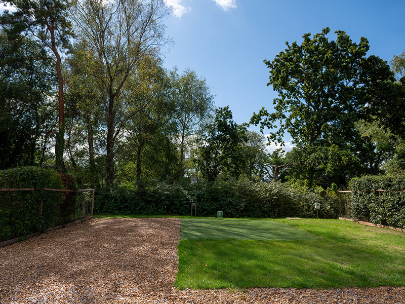 Hardstanding pitch with astroturf in the Warren area of Back of Beyond