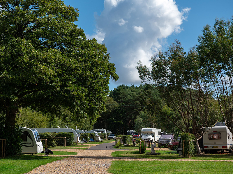 Touring pitches at Back of Beyond Touring, Camping & Glamping Park